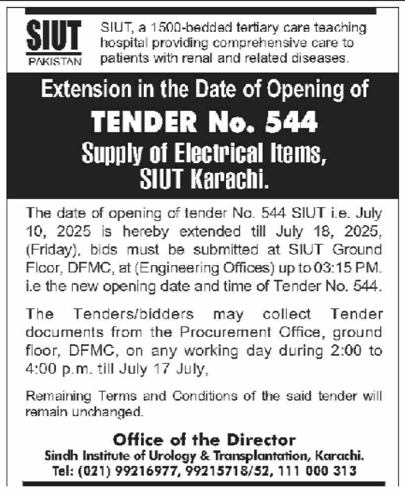 National Vocational & Technical Training Commission Islamabad Tender Notice-3